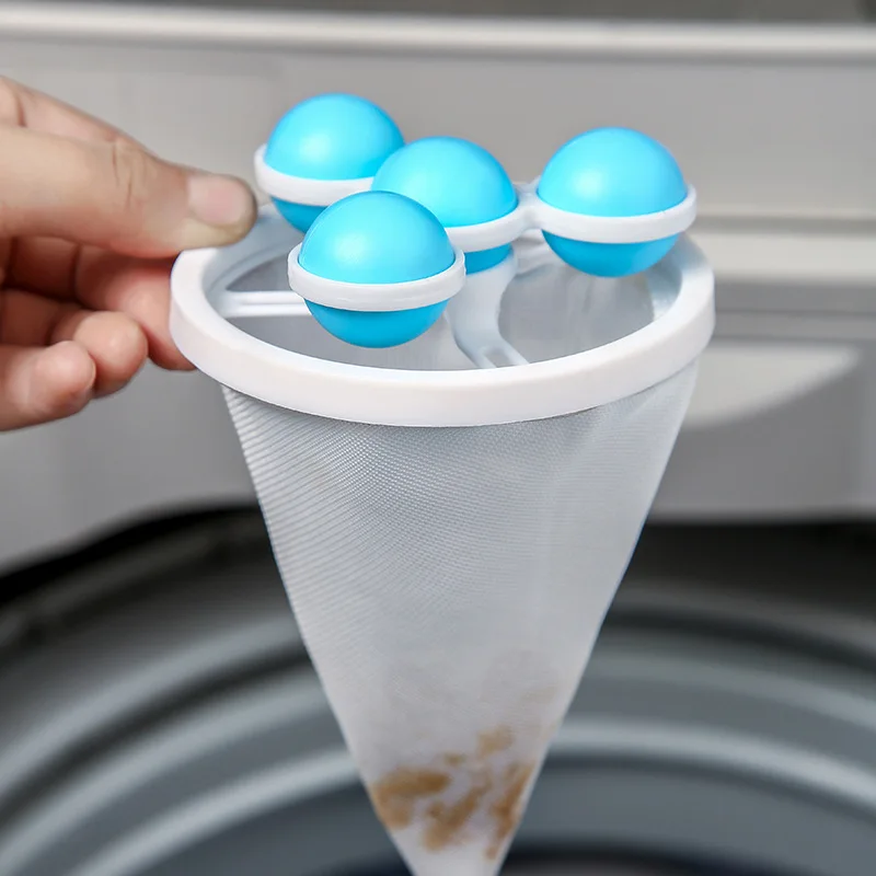 Washing Machine Filter Bag Hair remover Household Hair Removal Sticky Hair Cleaning Filter Wool Collection Laundry Bag #3314 3