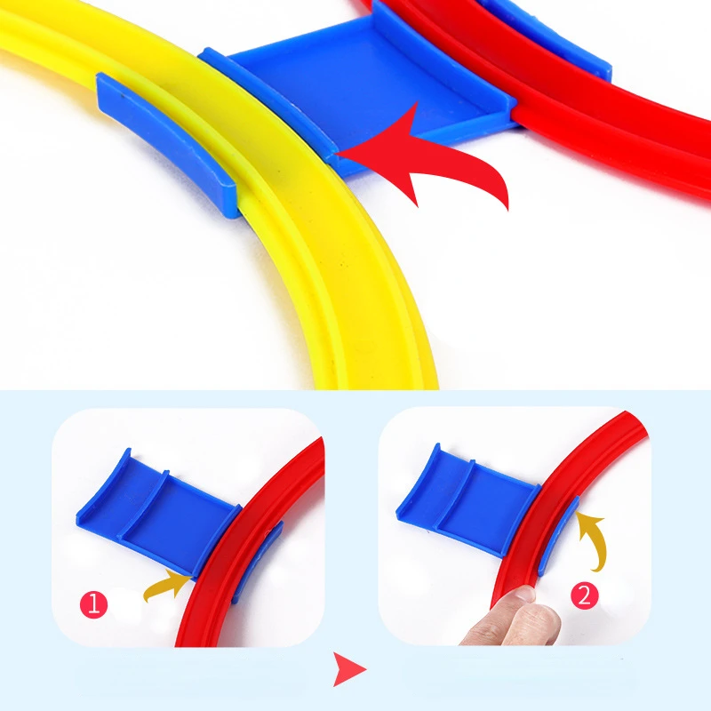Outdoor Kids Funny Physical Training Sport Toys Lattice Jump Ring Set Game with 10 Hoops 10 Connectors for Park Play Boys Girls 2