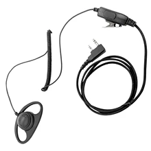 

PTT MIC D Shape Earpiece Headset for baofeng BF-F8HP, BF-F9, BF-F9 V2+, RD-5R Walkie Talkie Ham Radio Hf Transceiver Handy