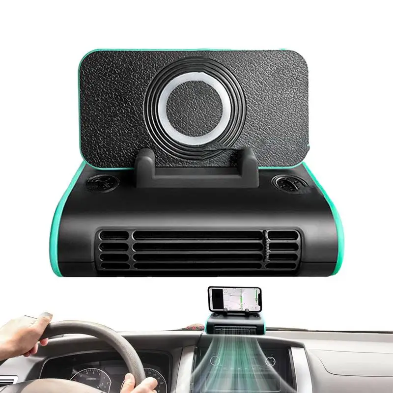 

Car Console Fan Desktop Fan Car Cooling Fan Automobile Vehicle Fan Universal Functional Quiet Dashboard Auto Cooling Fan For Car