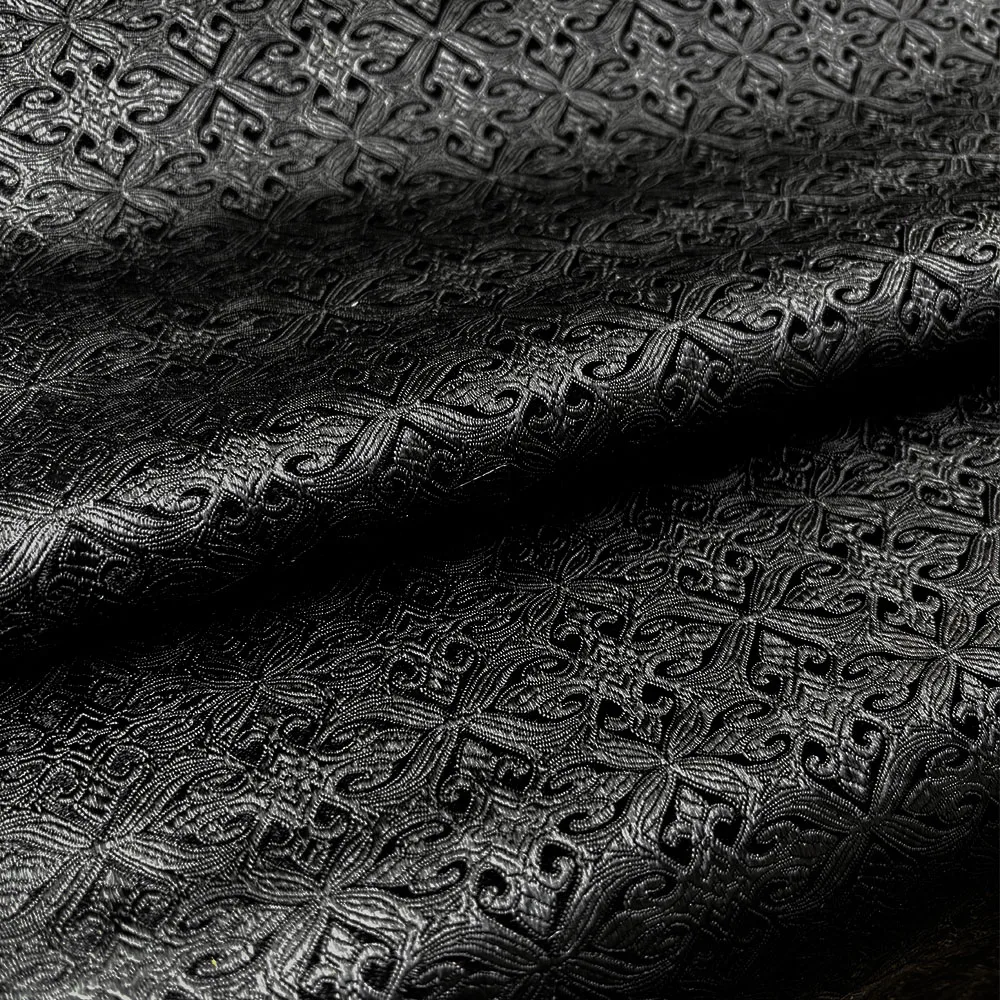 Damask Silk Satin Brocade Jacquard Fabric Vintage Floral Vein For Sewing Coat Curtain Tablecloth Sofa Cushion And Skirt Clothing