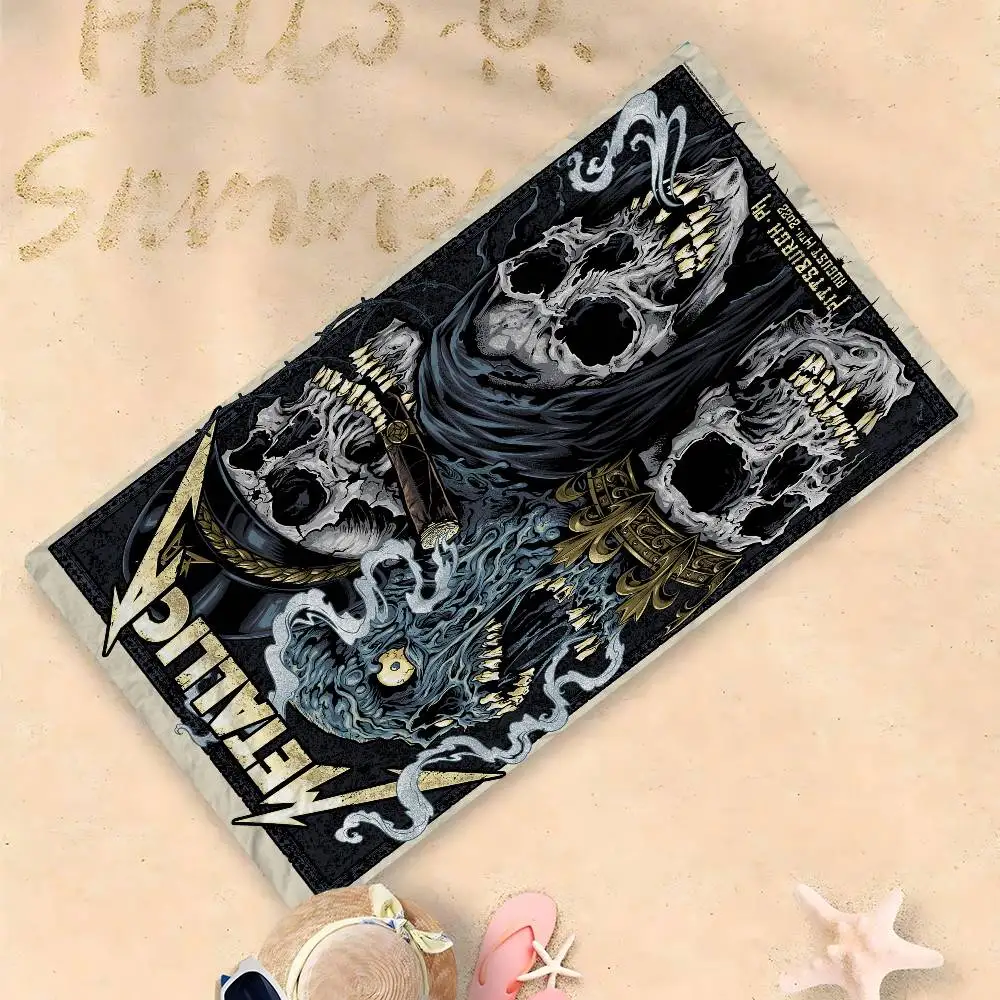 Band T-MetallicaS-D Big Microfiber Beach Towels Quick Dry Towel Sand Beach Towels Pool Towel For Travel Swim Pool Yoga