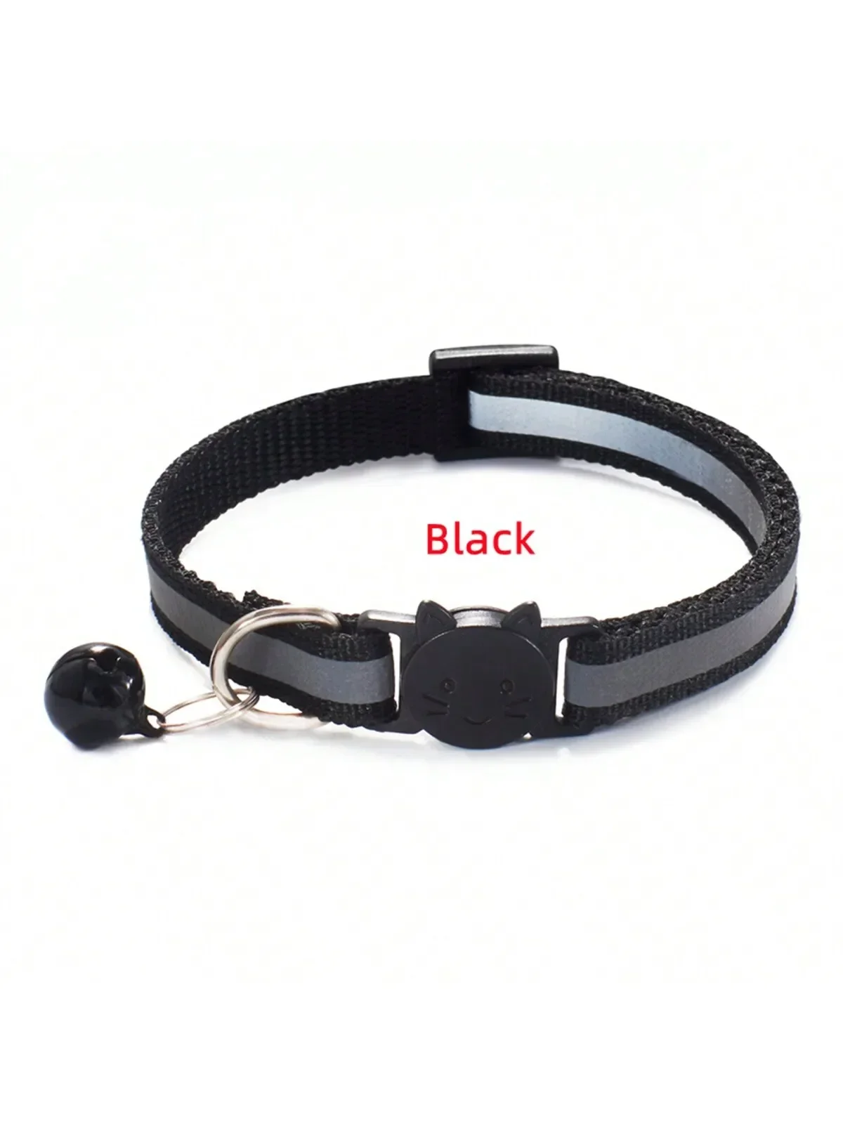 Title 2, 1pc Reflective Pet Collar with Safety Buckle a...