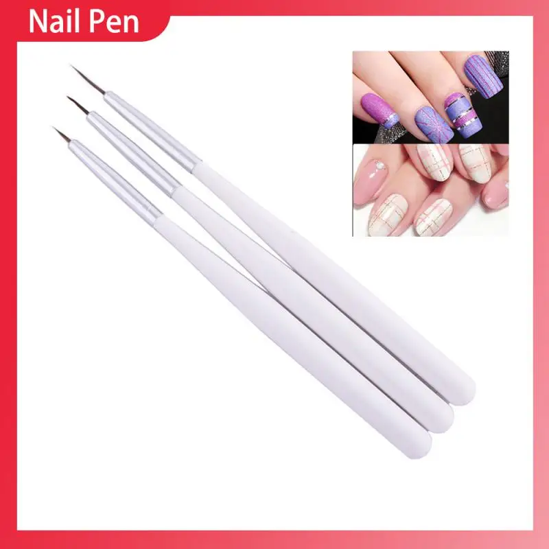 

Искусство ногтей, 3 шт., искусственная щетка, «сделай сам», УФ-гель, сетка, французские линии, полосы, резные цветы, краска, Проволочная ручка, инструменты для маникюра