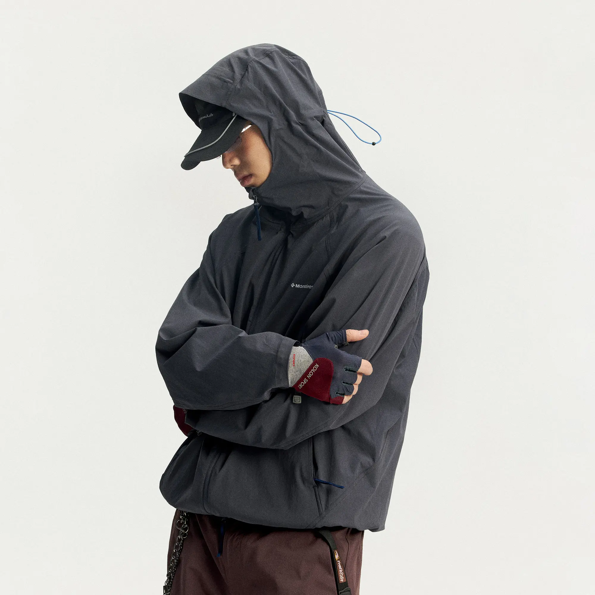 Monterest Men‘s Lightweight Soft Shell Jacket Loose Fit Hooded Mountain ...