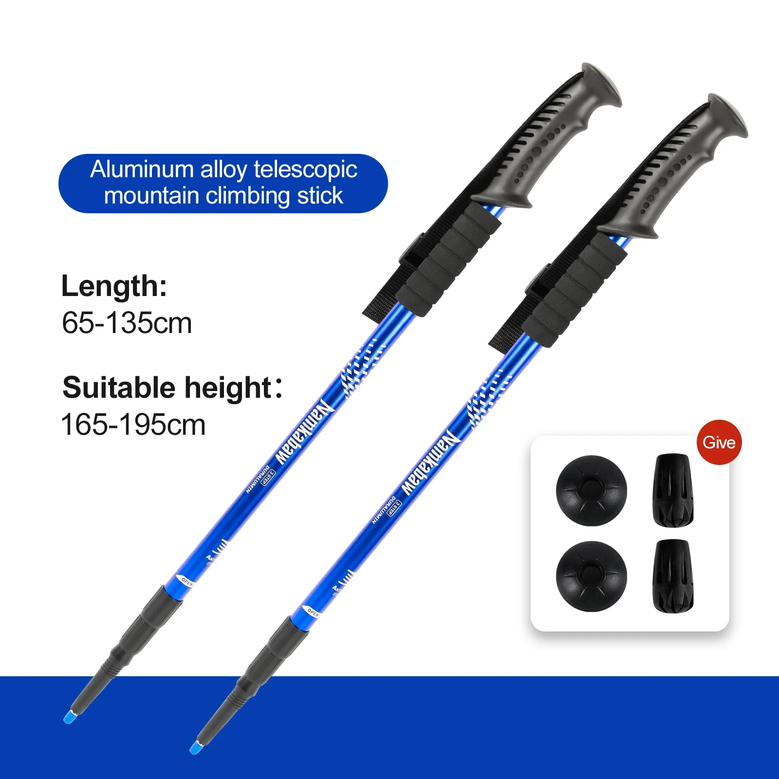 NONECN ultralight trekking poles image 6
