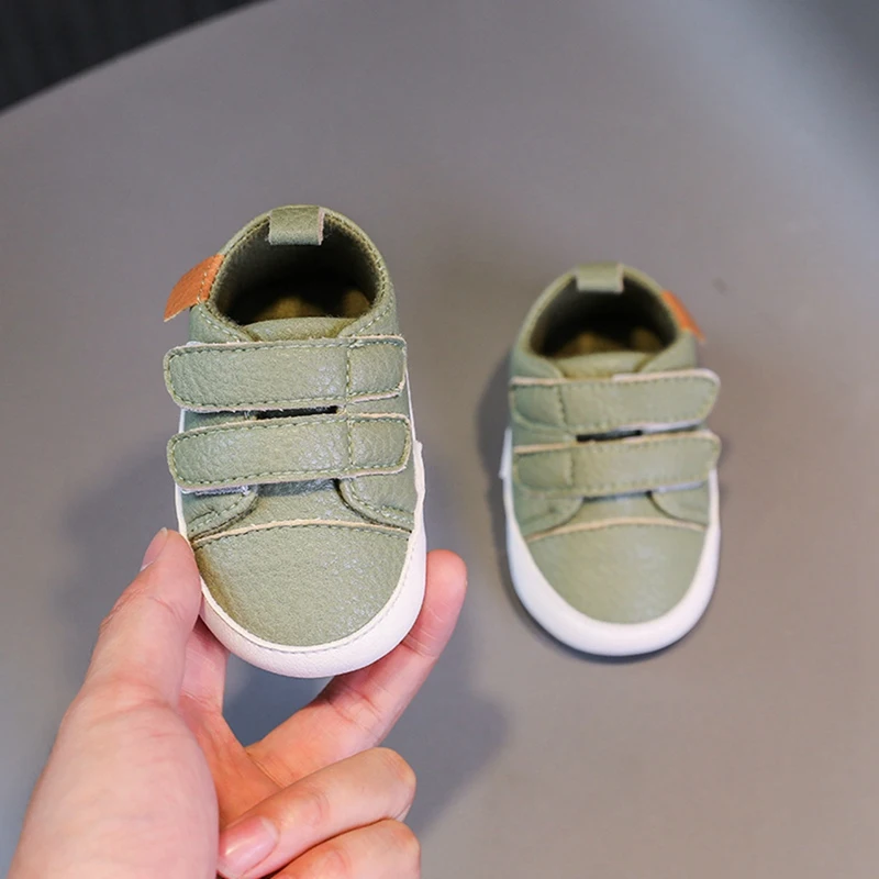Baby Shoes Newborn Boys Girls First Walker Kids Toddler Pu Leather Soft Sole Sneakers 0-18 Months baby shoes children sports shoes