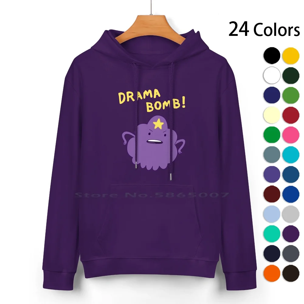 

Lsp : Drama Bomb! Pure Cotton Hoodie Sweater 24 Colors Lumpy Space Princess Finn The Human Jake The Dog Cartoon Comics