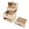 Wood Essential Oil Box 59 Grid Wood Essential Oil Box Essential Oil Packaging Box High Quality 3 Layer Essential Oil Box 5