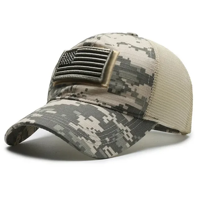 Spring And Summer New Mesh Breathable Personality Sticker Embroidery Women's Baseball Cap Mesh Hat Men's Outdoor Sunscreen Cap 6