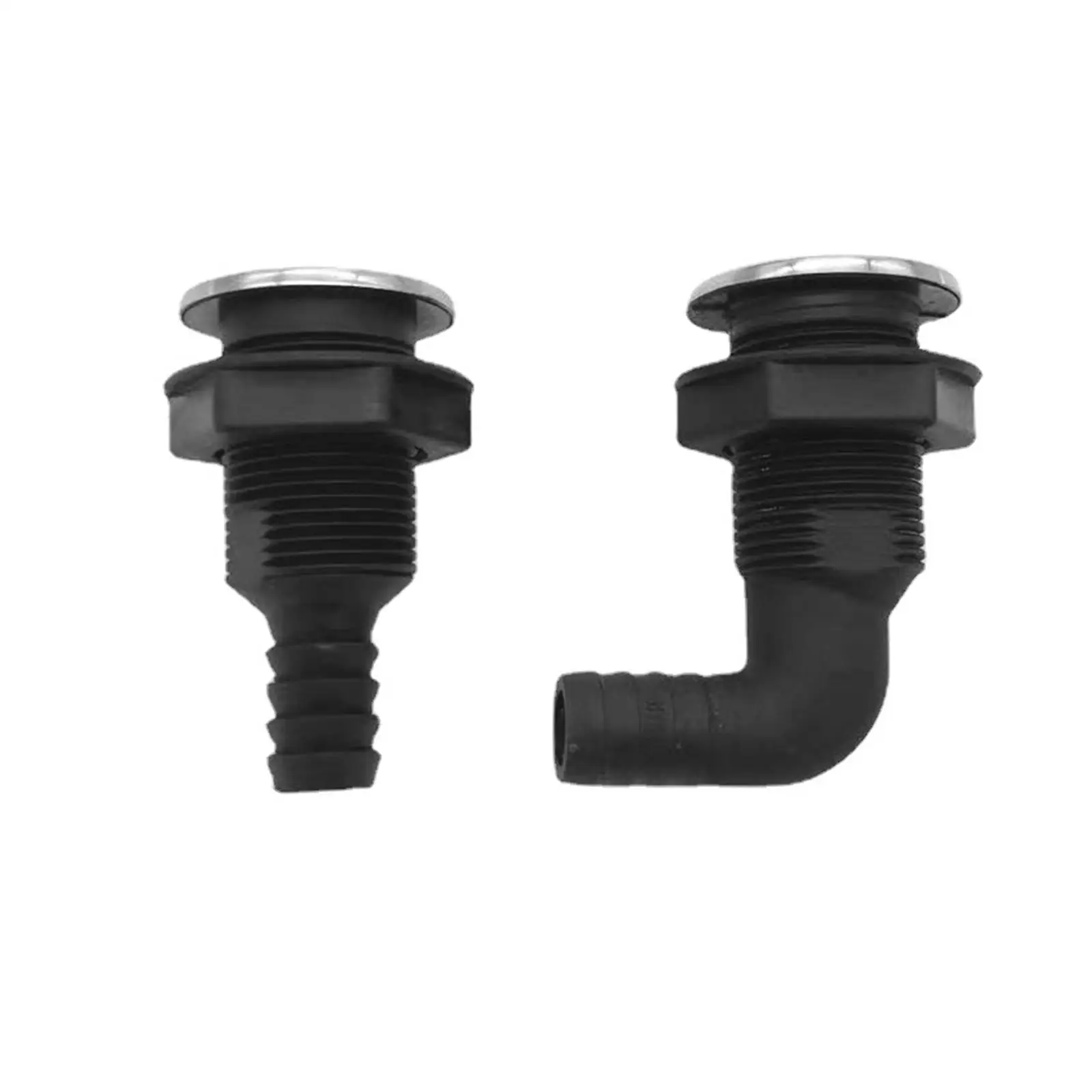 

thru Hull Fitting Universal thru Hull Scupper Convenient Installation Spare Parts Professional Bilge Pump Drain Hardware Marine