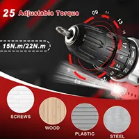 138 шт. набор электроинструментов с аккумуляторной дрелью 12 В, домашний ящик для инструментов «сделай сам», для ремонта и обслуживания — изображение 4