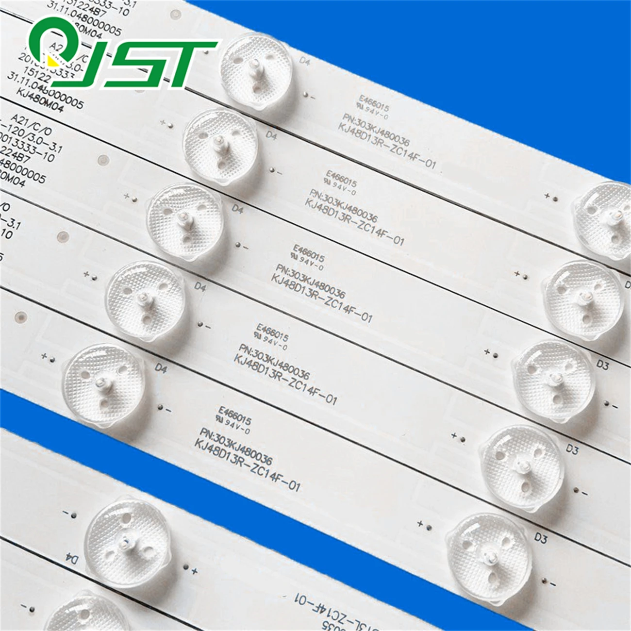 10pcs/Kit LED Strips TV L48F3700A 55C1900 KJ48D13L-ZC14F-01 KJ48D13R-ZC14F-01 303KJ480035 303KJ480036 ML-5009 KJ480M03 KJ480M04