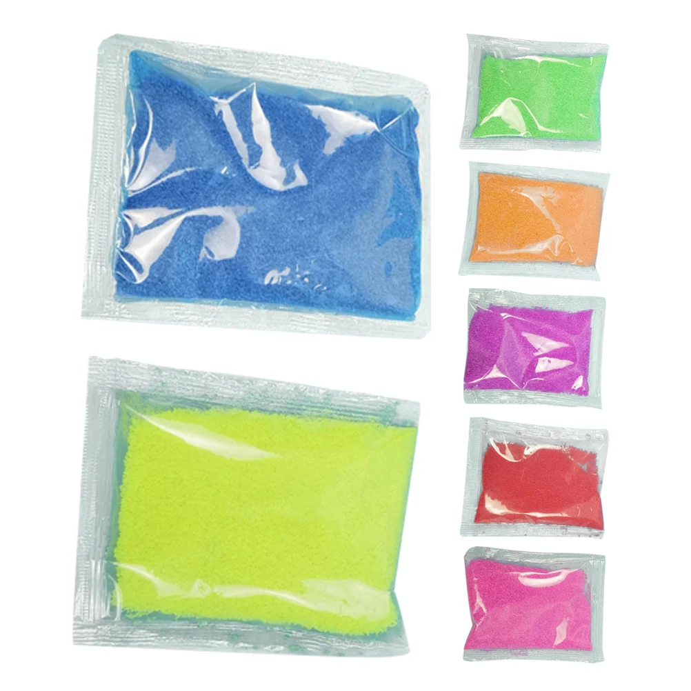 7 Packs Sand Hydrophobic Sands for Kids Toy Toys Portable Funny Small Compact 5