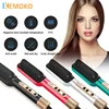 Professional Negative Ion Hair Straightener Hot Sale Mini Hair Straightener Hot Comb Customized Hairs Styling Tools Hairs Brush 1