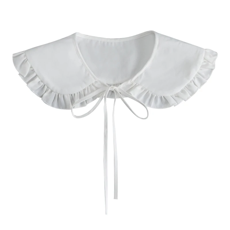 

Japanese Preppy Women Girls for Doll Tiered False Collar Shouder