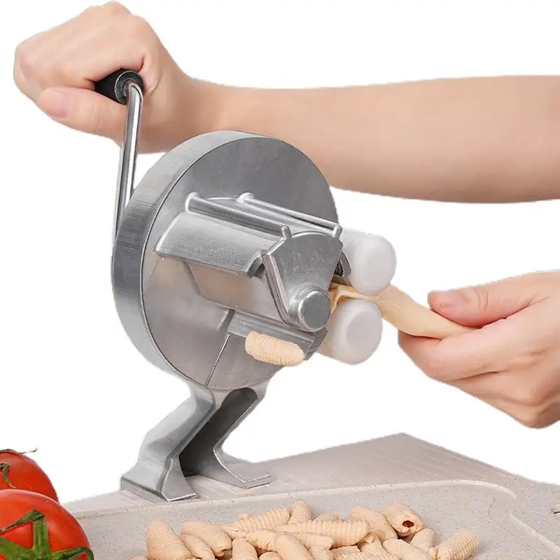 Cavatelli Maker Tool Set Portable Manual Pasta Maker with Ergonomic Hand Crank Design for Noodles Macaroni kitchen supplies