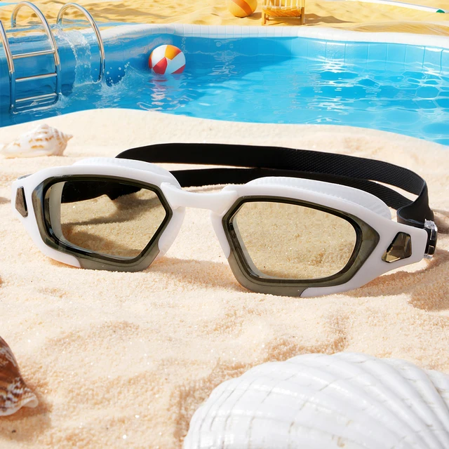 1PC Clear Vision Swimming Goggles: Anti-Fog, UV Protection, Waterproof 2