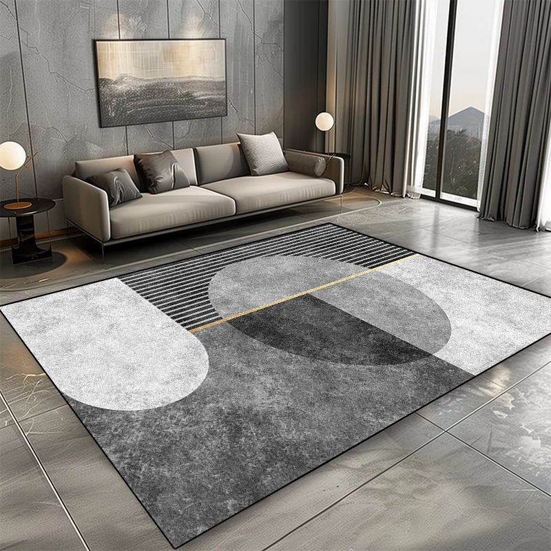 Modern Grey Carpet for Living Room Decoration Bedroom Rug for Home Lounge Rug Soft Fluffy Doormat Entrance Door Mat Non-slip 3