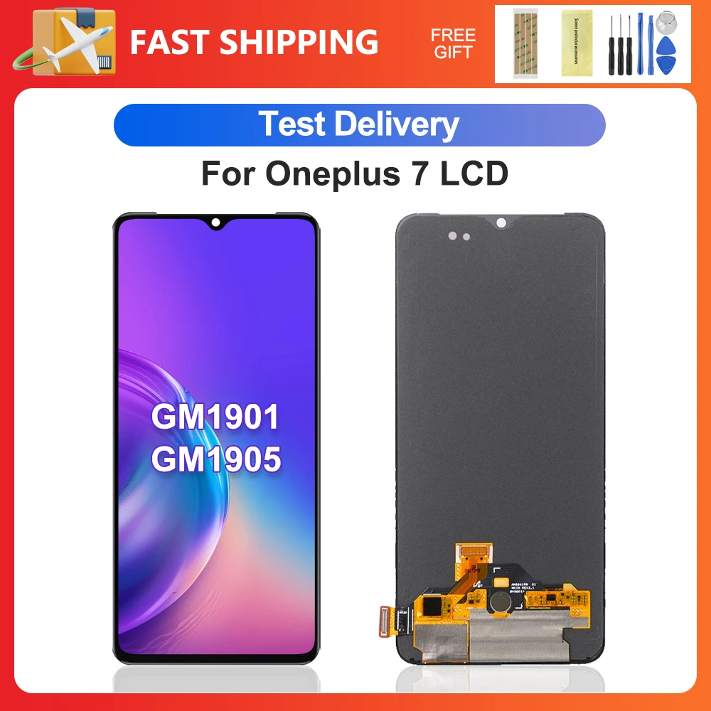 H&LYCYJ Schermo LCD Di Ricambio Per Oneplus 7 (TFT, Modelli GM1901/1900/1905/1903) Con Kit Attrezzi E Pellicola
