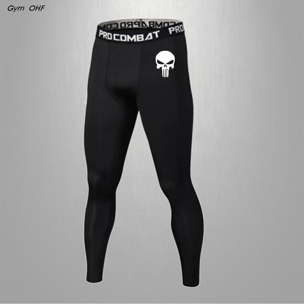 Men Gym Compression Pants Quick Dry Running Tights