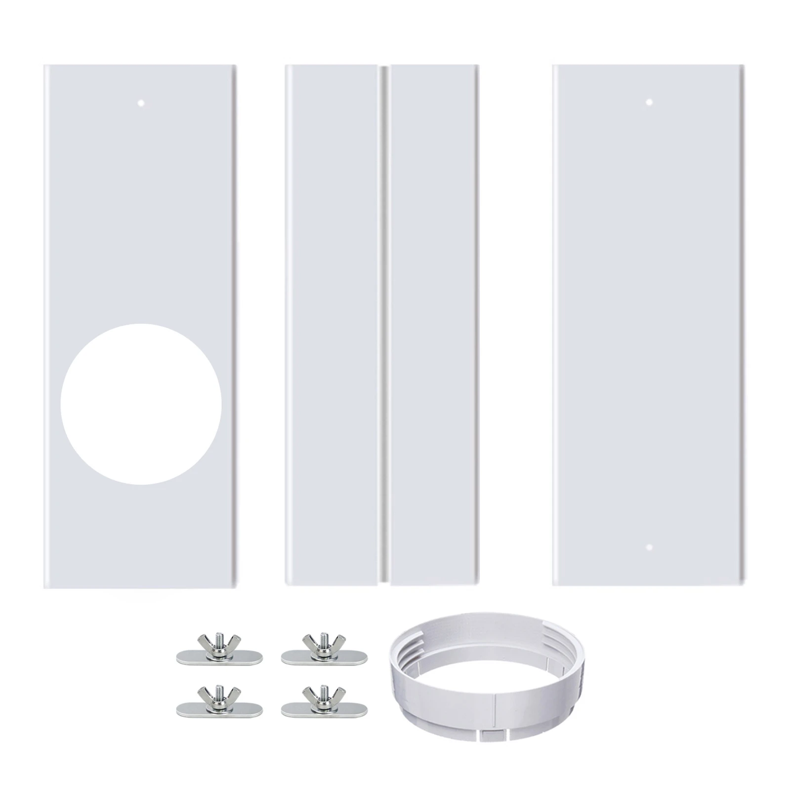 Portable Air Conditioner Window Kit With Adjustable Window Seal Coupler