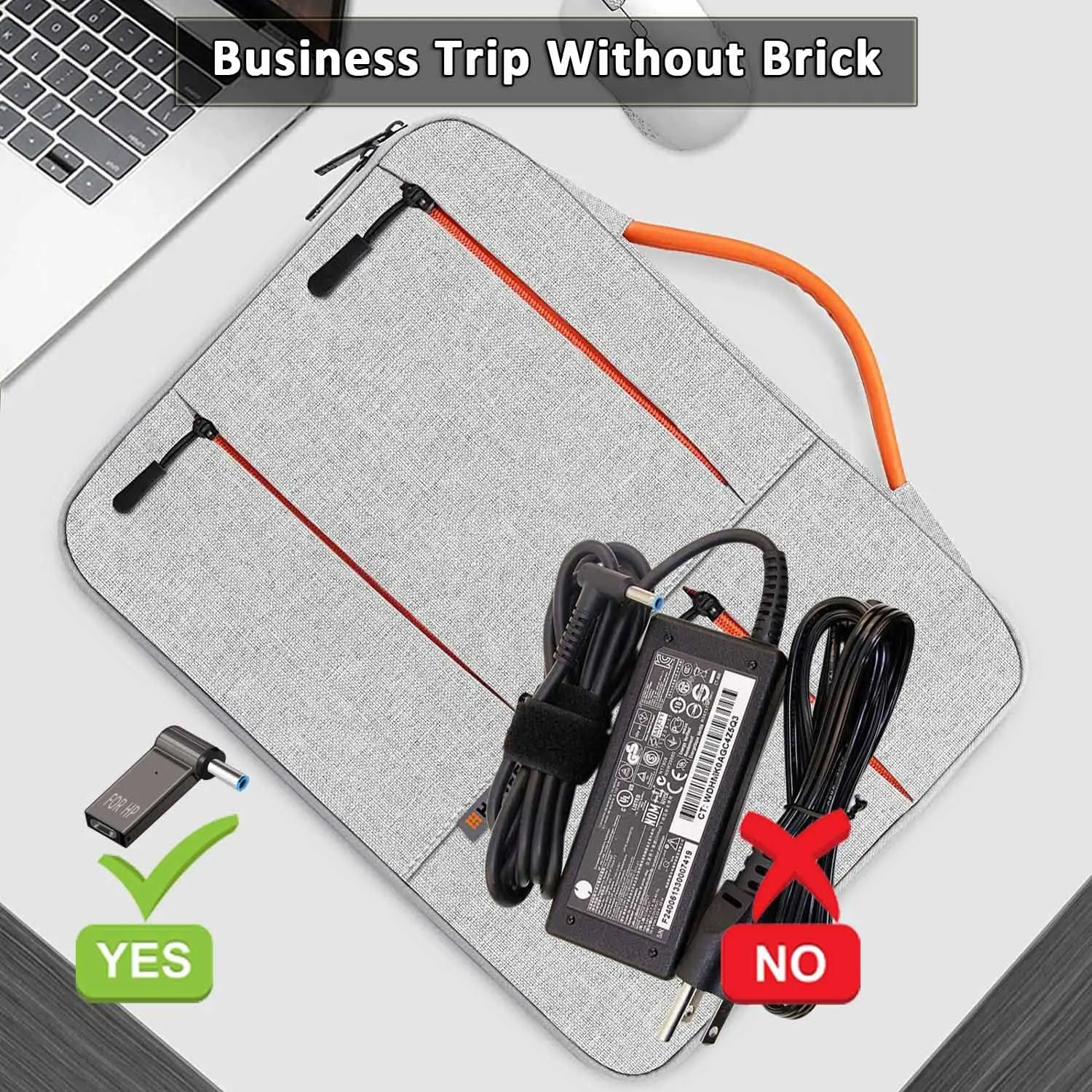 USB C to 4.5mm Laptop Charging Adapter Female Type C to Male DC 4.5 x 3.0mm Barrel Jack Plug Converter 100W PD Power Charger