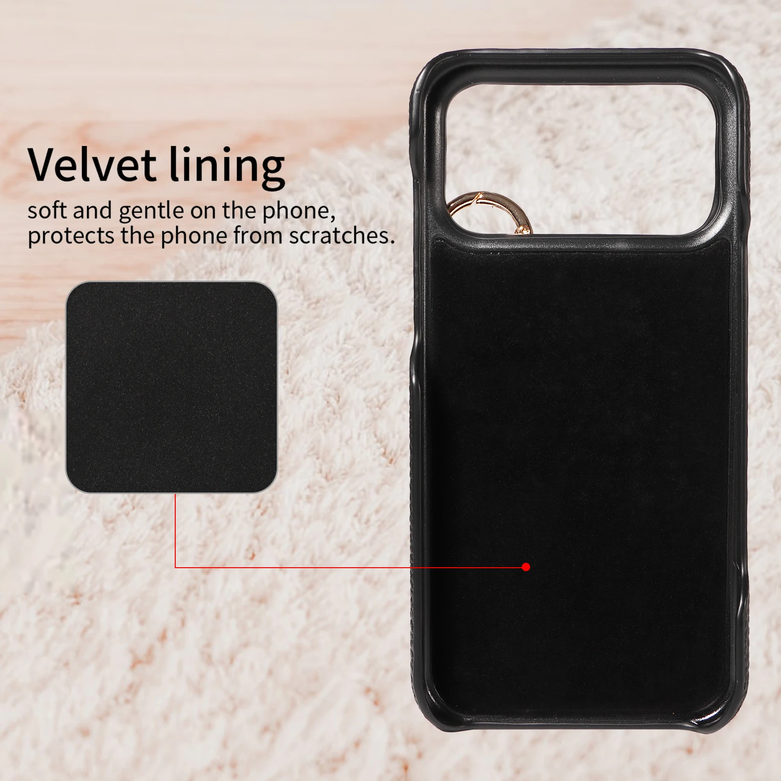 Elegant PU Leather Crossbody Shockproof Wallet Phone Case