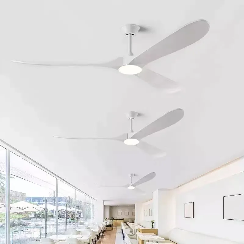 60 inch ceiling fan industrial vintage wooden ventilator with light Remete control decorative blower wood retro fans