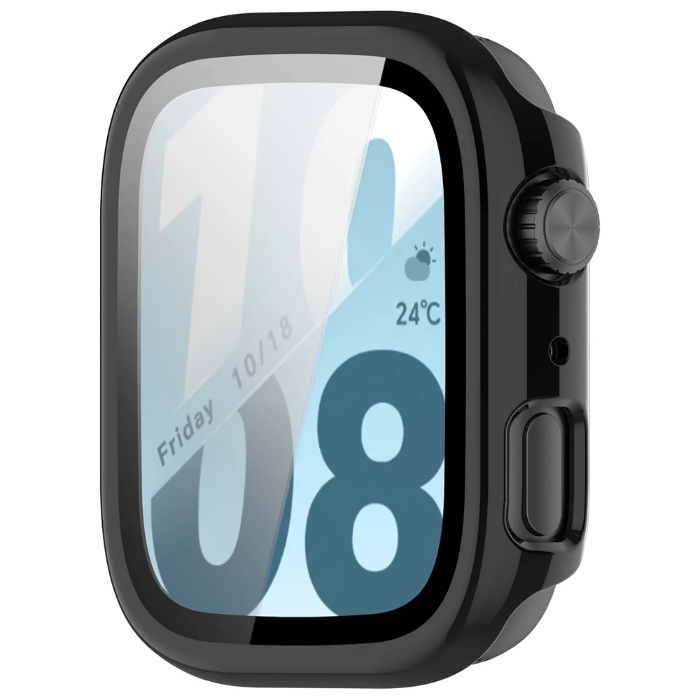Premium Hard Shell 2-in-1 Watch Case with Tempered Glass Protector