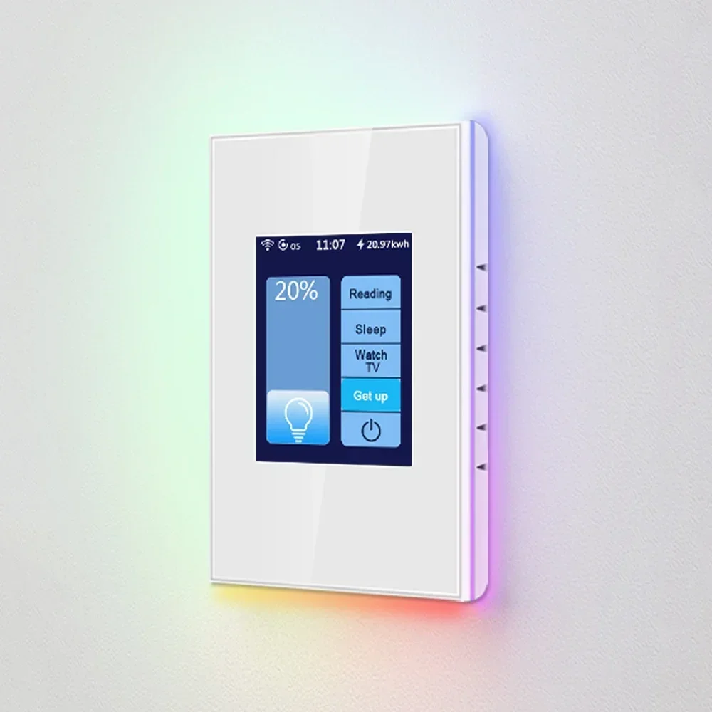 kit対応 lanbon L8 照明スイッチ 3ギャング LANBON L8 LCD Alarm Smart Switch, Smart Home Security & Light