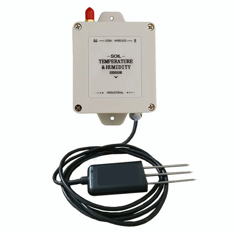 

Remote Wireless Temperature Humidity Carbon Dioxide Soil Moisture Detector Agriculture Greenhouse Sensor