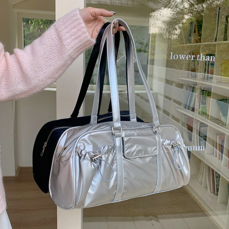 Nylon Underarm Bag Women's Large Capaci Sport Pillow Single Oulder Bag Trendy Handbag Spring Summer New Sle Versatile Handbags