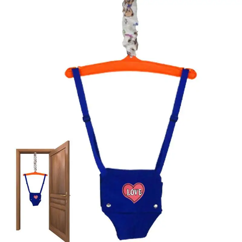 

1pcs Kid Doorway Jumper With Adjustable Strap Walking Harness Function Baby Exerciser Door Bumper Kid Swing Girls And Boys