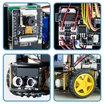 LAFVIN Robot Starter Kit for Arduino Project with ESP32 Camera WIFI ...
