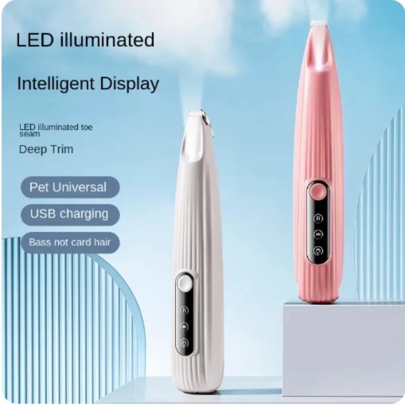 Electric Dog Cat Hair Clippers Ear Eyes Paw Hair Cutter Trimmer USB Rechargeable Pet Grooming Supplies Ceramic steel blade hair trimmer pet clipper dog hair trimmer pet hair trimmer dog clipper