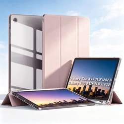 Transparent Tablet Case with Pencil Holder and Durable Shell Design - Tab S6 Lite 10.4 (GT - Pink)