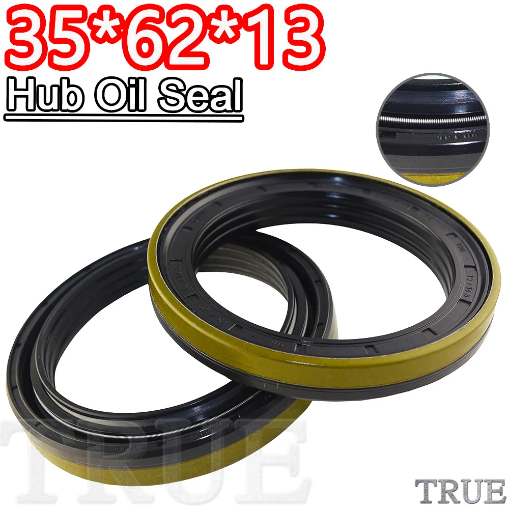 

Hub Oil Seal 35*62*13 For Tractor Cat 35X62X13 Fix Best Replacement Service O-ring O ring Repair kit Nitrile NBR Nok Washer