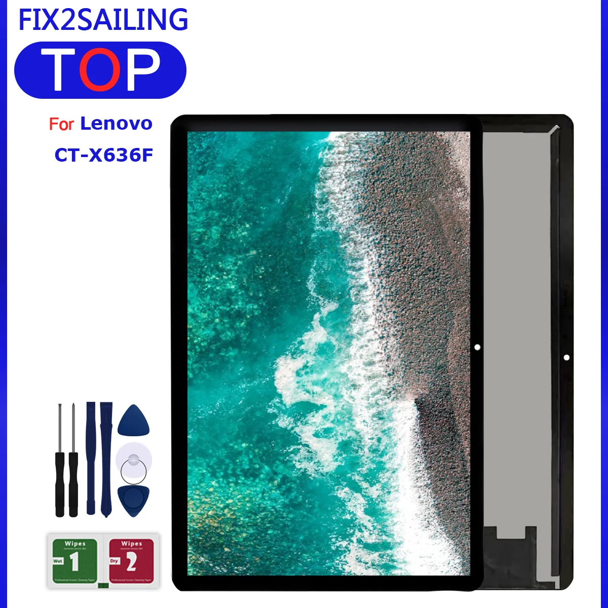 10.1'' Screen For Lenovo Chromebook Duet CTX636F CTX636N X636 Display