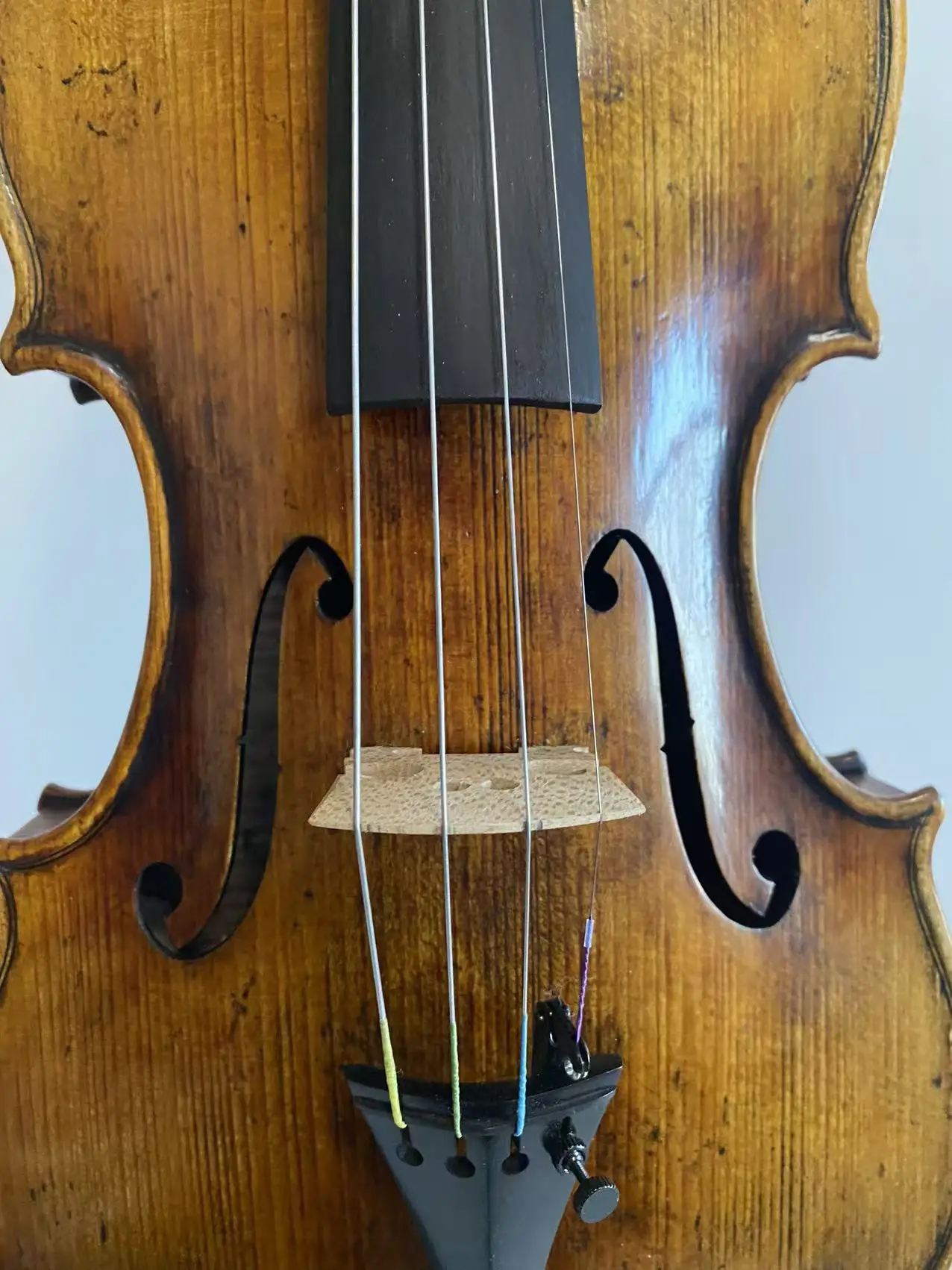 Master 4/4 violin Guarneri model 1742 European one piece back