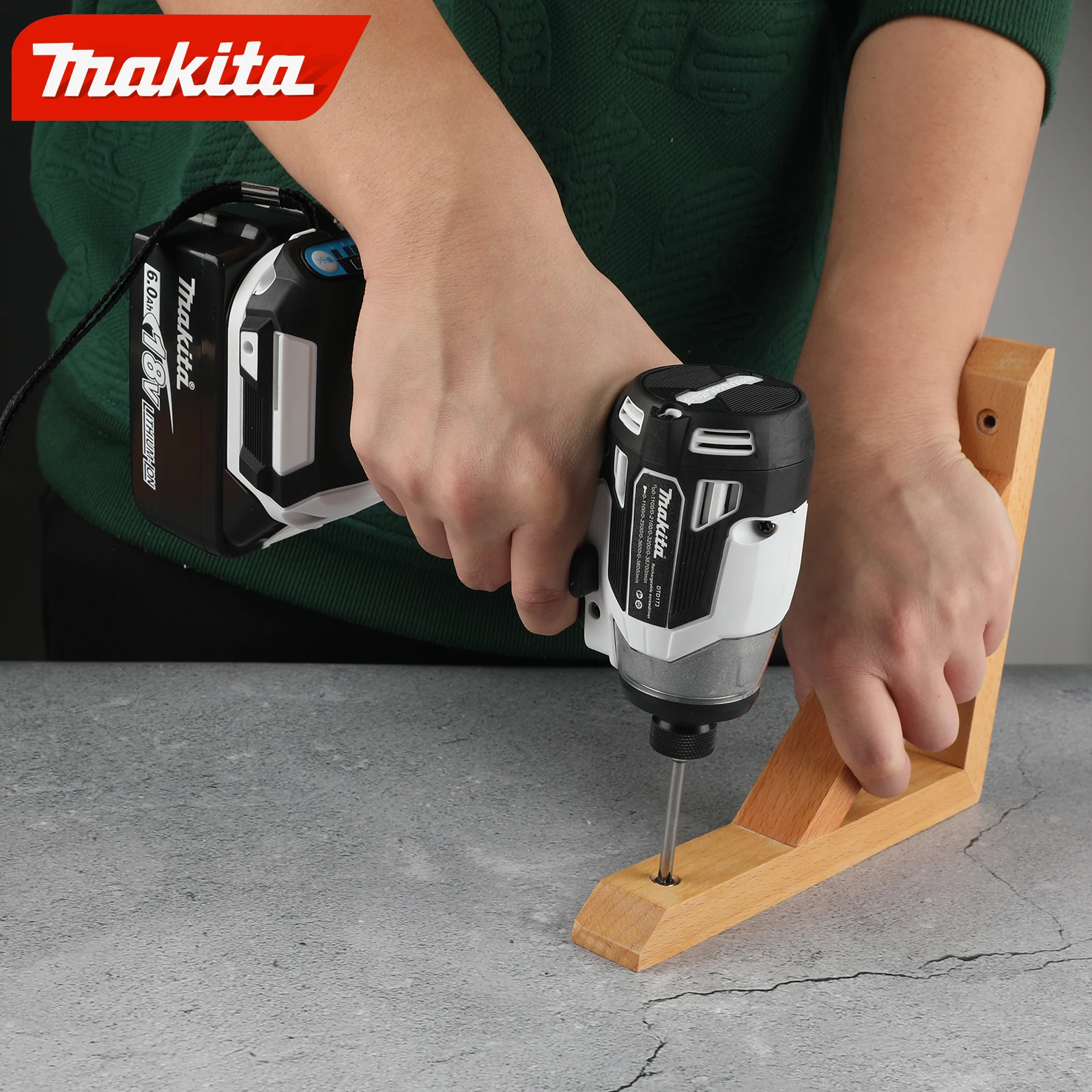 Makita Lithium Screwdriver New Dtd173 Impact Screwdriver Electric Screwdriver Electric Hand Drill Wood/Bolt/T-Mode For Makita 4
