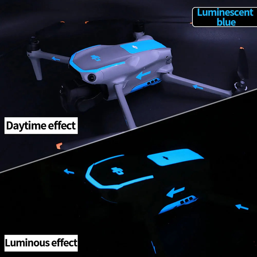Suitable for DJI DJI Air3S luminous stickers cool protection personalized film drone accessories