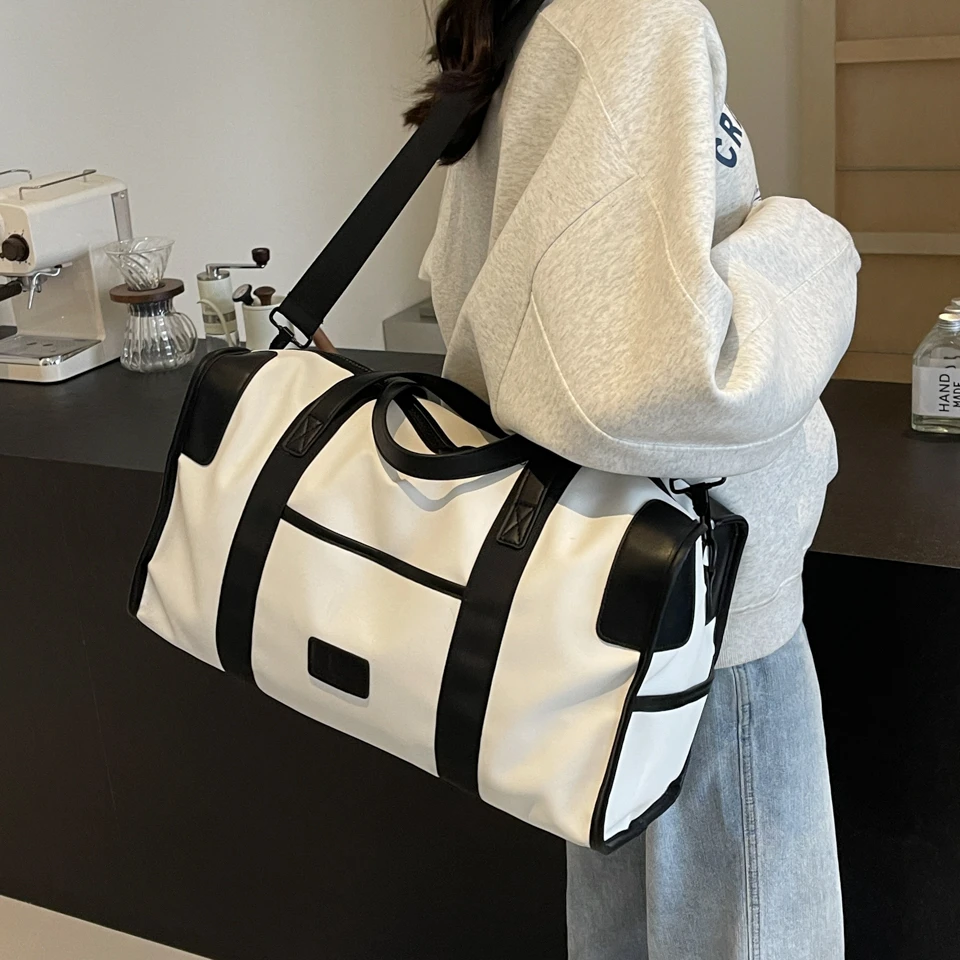 12 L Fashion foldable Travel Tote Bag Women Handbag men oxford waterproof versatile carry on duffel