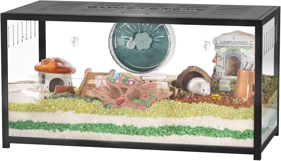 Stackable Metal Hamster Cage with Easy Access