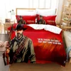Game Bedding Set Red Dead Redemption 3d Print Bed Linen Quilt Duvet Cover Set Home Textile Queen King Size Kids Room Decor 3
