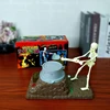 Skeleton Ghost Halloween Birthday Gift, Children's Music Light Skull Novelty Piggy Bank, Coin Cash Money Saving Box for Adults 5
