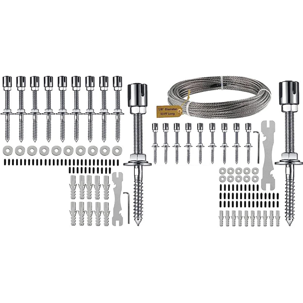 

Wire Trellis Kit Wall Trellis Set Rustproof Climbing Plant Trellis Cross Head Cross Buckle Trellises Garden Fencing Plant Care