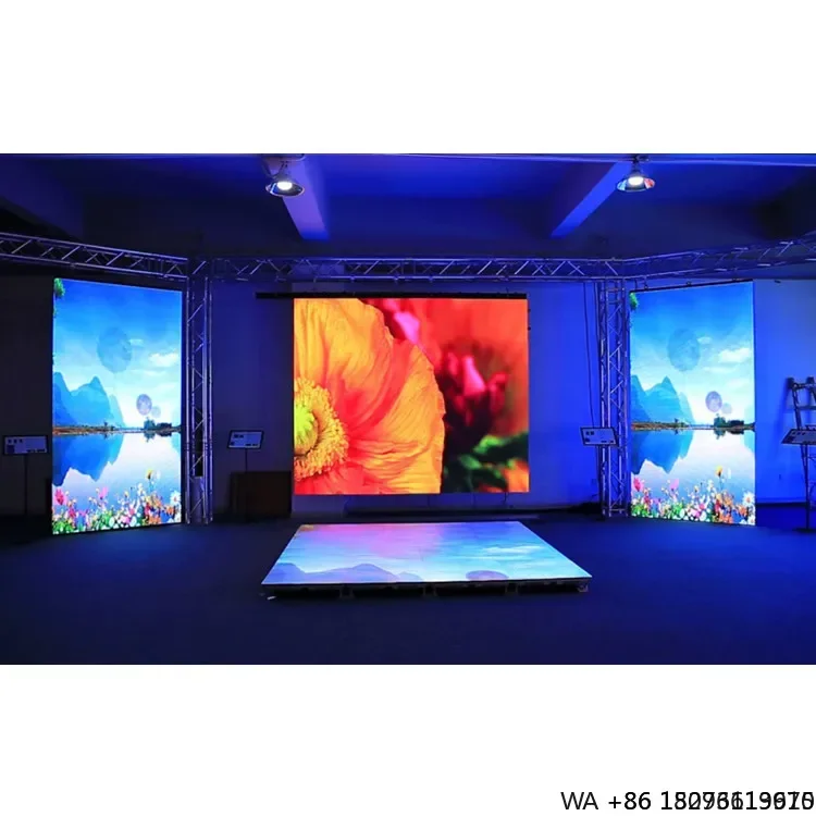 야외용 P3.9/P4.8 LED 렌탈 패널 500x1000mm 대형 스크린 (무대 배경 행사용)