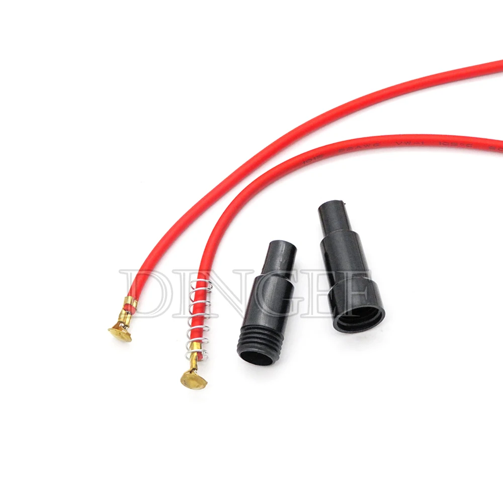 5Set 5*20mm 6*30mm Glass Fuse Holder Screw Type with 22AWG Wire Cable 250V 5X20MM Glass Fuse Tube Casing 6x30mm