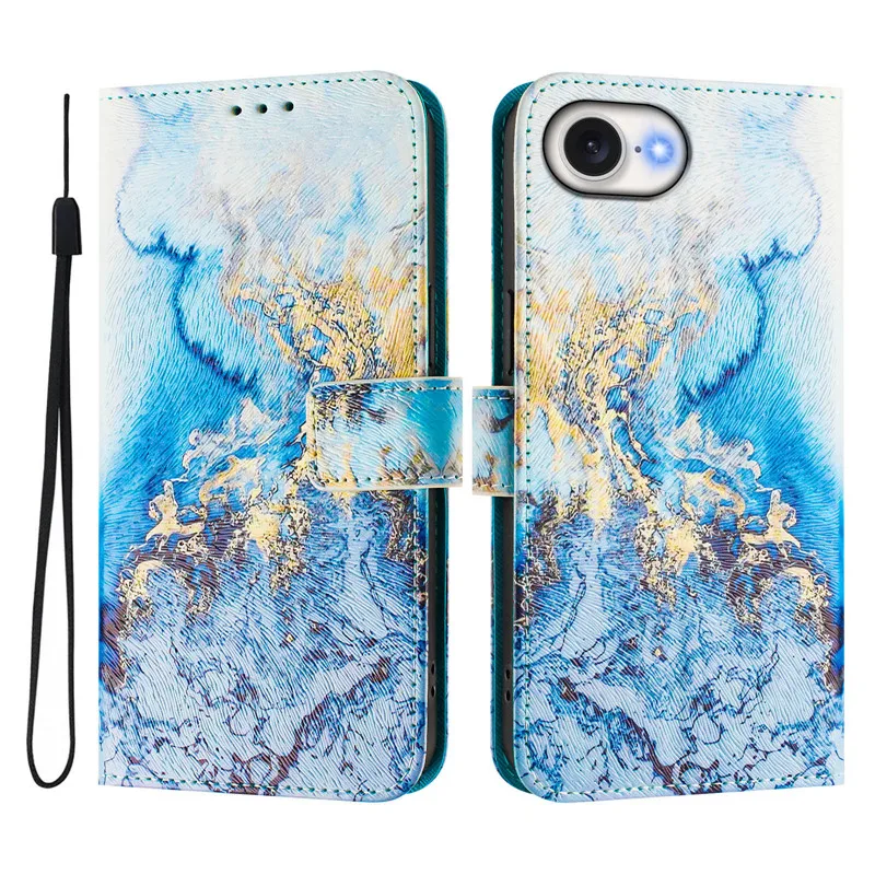 Elegant Leather Wallet Phone Case - Cat, Flower, and Bear Design